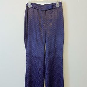 Massimo Dutti Purple Satin Pants